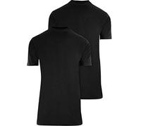 Hom - Hommes - Lot de 2 - T-Shirt col Rond 'Harro New' - Lot de 2 Noir - 2XL