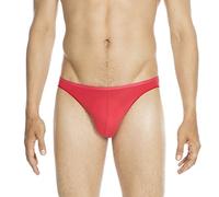 HOM Hommes Plumes Micro Slip sous-Vêtements de Sport - Rouge (Rouge 4063), XL