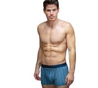 HOM Lot de 2 Boxers HO1 Jonas #2 Briefs, Bleu, L Men's