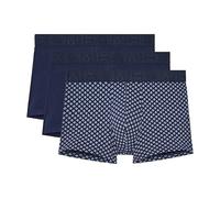 HOM Boxers 'John #2' bleu marine / bleu clair, Taille L