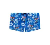 HOM Boxer de Bain COLIBRIS Slips, Imprimé Bleu, XL Homme