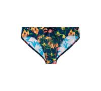 HOM Slip de Bain Flamingo Swim Briefs, Imprimé flamand Rose Fond Marine, L Men's