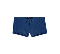 HOM Boxer de Bain MORNY Swim Trunks, Micro Motif Marine/Orange, XL Men's