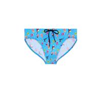 HOM Maillot de bain ' Swim Mini Briefs Lido ' bleu / bleu clair, Taille S