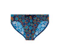 HOM Maillot de bain ' Swim Mini Briefs Trapani ' bleu marine / orange, Taille S