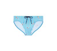 HOM Maillot de bain ' Swim Mini Briefs Viareggio ' bleu / blanc, Taille XXL