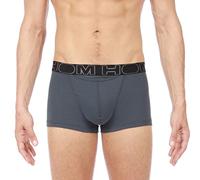HOM Men '2 Pack Shorts, Pantalons pour Hommes, Boxerlines Coton Doux - Noir