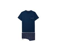 HOM Pyjama court ' Broceliande Short Sleepwear ' bleu marine, Taille XXL