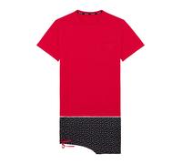 HOM Pyjama court ' Charli ' rouge / noir, Taille M