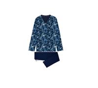 HOM Pyjama long ' Compiegne Long Sleepwear ' bleu marine, Taille M