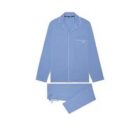 HOM Pyjama Long Rafael Pajama Set, Bleu Clair passepoils Blanc, 2XL Men's