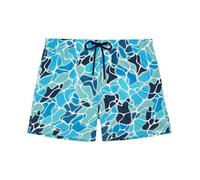 HOM Short de Bain Alain Board, Imprimé Piscine Bleu, XL Men's