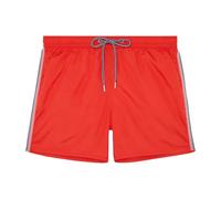 HOM Short de Bain Nautical Cup Board, Rouge Ruban rayé, XL Men's
