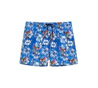HOM Shorts de bain ' Beach Boxer Colibris ' bleu / mélange de couleurs, Taille S