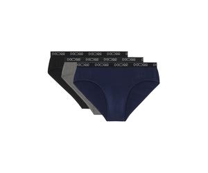 HOM Slip bleu marine / gris chiné / noir / blanc, Taille S