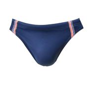HOM Slip de Bain Micro Nautical Cup Swim Briefs, Marine Ruban rayé, L Men's