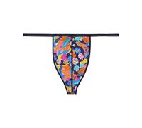 HOM String Willy Thong Panties, Imprimé Bonbons Multico, L Men's