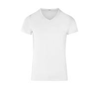 HOM, Homme, T-Shirt Col V Classic, Blanc, XL