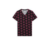 HOM T-Shirt ' Carlyle ' bordeaux / noir, Taille L