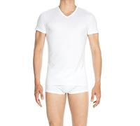 Hom T-Shirt col V Classic Modal (Blanc)