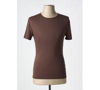 hom tee-shirts et débardeurs homme de couleur marron M