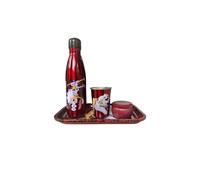 Homadict - Coffret Cadeau One Piece - Bouteille Isotherme + Plateau Métal + Petite Boîte Métal + Gobelet Métal - Licence Officielle One Piece
