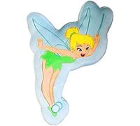 HÔMADICT - Coussin Fée Clochette - Clochette - Accessoire Décoratif - Doux et Moelleux - Dimensions 40 X 40 cm - sous Licence Officiel Disney
