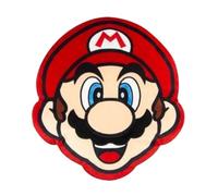 Homadict - Coussin Mario - Tête Mario - Accessoire Décoratif - Doux et Moelleux - 40 X 40 cm - Licence Officielle