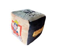 HÔMADICT - Coussin Naruto - Personnage Naruto Cube 6 Face - Accessoire Décoratif - Doux et Moelleux - Dimensions 25 X 25 cm - sous Licence Officiel Naruto