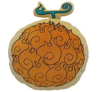 Homadict - Coussin One Piece - Mera Mera - Accessoire Décoratif - Doux et Moelleux - 40 X 40 cm - Licence Officielle