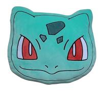 HÔMADICT - Coussin Pokémon - Bulbizarre - Accessoire Décoratif - Doux et Moelleux - 40 X 35 cm - Licence Officielle