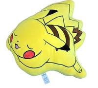 Homadict - Coussin Pokémon - Pikachu Dormant - Accessoire Décoratif - Doux et Moelleux - 50 X 45 cm - Licence Officielle