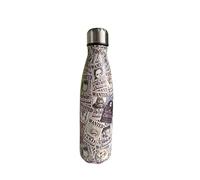 HÔMADICT LYO Bouteille Isotherme Aluminium One Piece Wanted, pour Boissons Noir