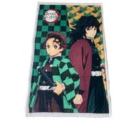 HÔMADICT Plaid Sherpa 100X150 CM Demon Slayer TANJIRO & TOMIOKA