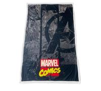 HÔMADICT Plaid Sherpa Marvel - 100x150cm - Couverture Polaire Douce & Chaude - Avengers - Qualité Elevée & Confortable - Licence Officielle