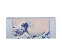 Hômadict Vague de Kanagawa - Lampe d'ambiance Veilleuse décorative - A poser ou à accrocher au mur - Japan Wall Art - 30 cm