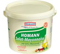 Homann Salade Mayonnaise avec 50 pour cent d'huile végétale en seau 5000g