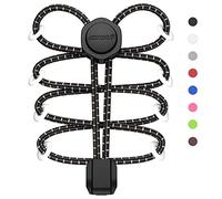 HOMAR Lacet Élastique pour Adultes et Enfants Lacets Chaussures Autobloquants Lacets Élastique 180cm pour Baskets Triathlon Sport
