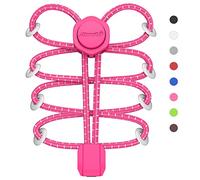 HOMAR Lacets Élastique Adulte Enfant Lacet Élastique Autobloquants Réfléchissant Lacets Sans Laçage sans Immobiliser avec 150cm 8 Couleurs Lacets de Chaussures