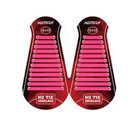 HOMAR Lacets Élastique pour Adultes et Enfants No Tie Lacets Silicone sans Laçage pour Baskets Chaussures de Planche Bottes Lacet Élastique sans Nœud