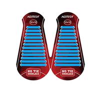 HOMAR Lacets Élastique pour Adultes et Enfants No Tie Lacets Silicone sans Laçage pour Baskets Chaussures de Planche Bottes Lacet Élastique sans Nœud