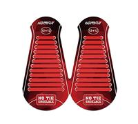 HOMAR Lacets Élastique pour Adultes et Enfants No Tie Lacets Silicone sans Laçage pour Baskets Chaussures de Planche Bottes Lacet Élastique sans Nœud