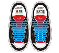 Homar No Tie Lacets pour les enfants et adultes - Best in Sports Fan Lacets imperméables Silicon Flat élastiques Lacets de sport course de chaussures pour Shoes Sneaker Conseil Bottes et Souliers (Adult Size Blue)