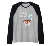 Homard Coquin Amusant dans Un Pot « Remind Me … to Skip The Pot » Manche Raglan
