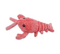 Homard électrique en peluche pour chat, jouet électrique pour chat - Jouet électrique interactif en peluche pour chien et chat - Jouet d'exercice pour animaux de compagnie, réduit l'ennui en intérieur