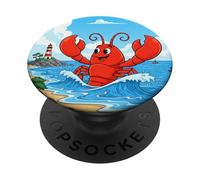 Homard géant du Maine PopSockets PopGrip Adhésif