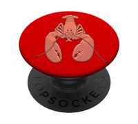 Homard Mer Vie côtière Animal Nouvelle-Angleterre Bord de mer Aquatique PopSockets PopGrip Adhésif