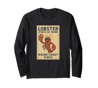Homard Mind State Chemise Humoristique Maine Coast Summer Vibes Manche Longue