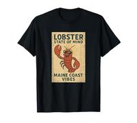 Homard Mind State Chemise Humoristique Maine Coast Summer Vibes T-Shirt