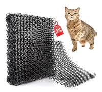 Homarden Répulsif pour Chat d'extérieur - Tapis de Chasse pour Chat (Lot de 10) carré de 40,6 x 33 cm - Tapis de Chasse pour Chat avec Pointes en Plastique de 2,5 cm - Dissuasif